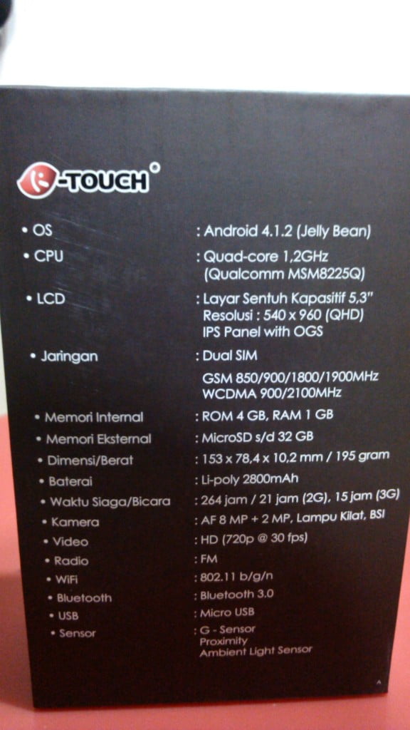 Hasil Kamera K-Touch Titan S