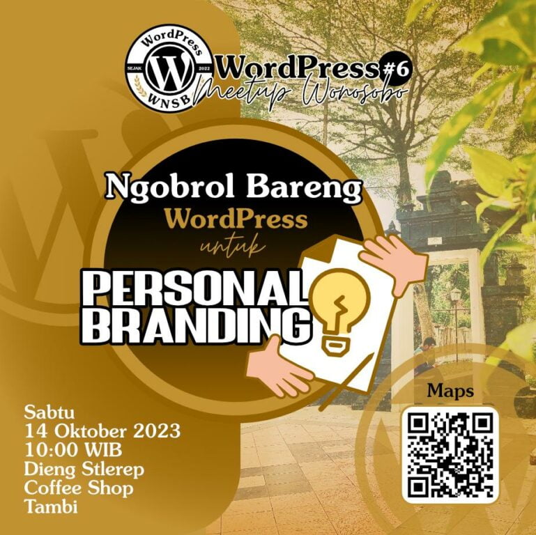 WordPress Meetup Wonosobo #6